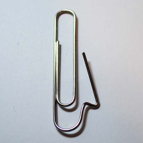 Whimsie Doodles Digital Stamps Up cycle Paper clips by making fish hooks!