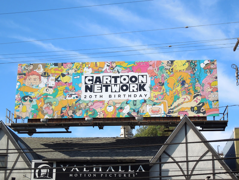 Cartoon Network 20th Birthday billboard Cartoon Network 20th Birthday billboard
