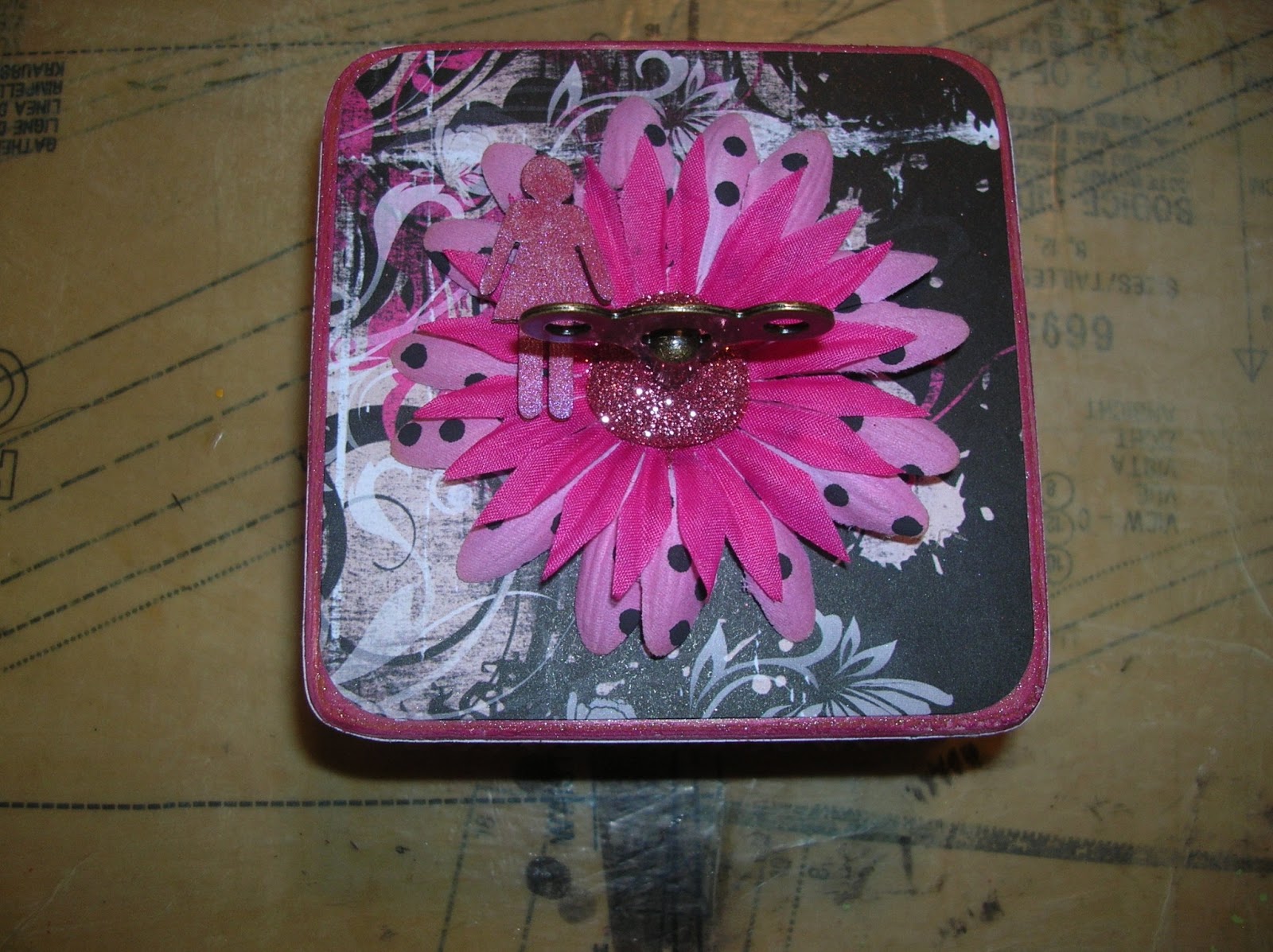 **The Craft Donkey** Girly Keepsake/Jewelry Box