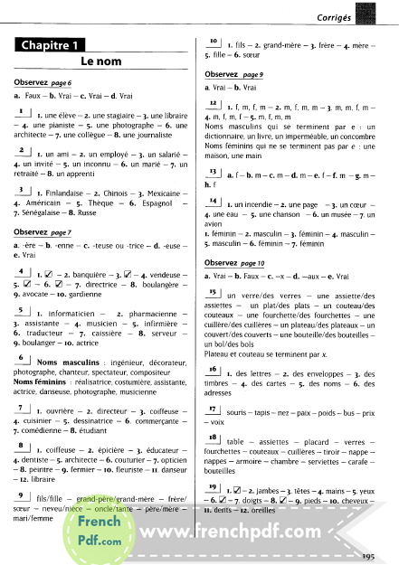Les 500 exercices de grammaire A1 - livre + corrigés intégrés pdf gratuitement Les 500 exercices de grammaire A1 - livre + corrigés intégrés pdf gratuitement