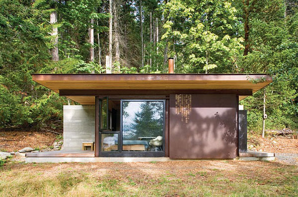 bedroom design blog: Small One-room House Located In The Woods bedroom design blog: Small One-room House Located In The Woods