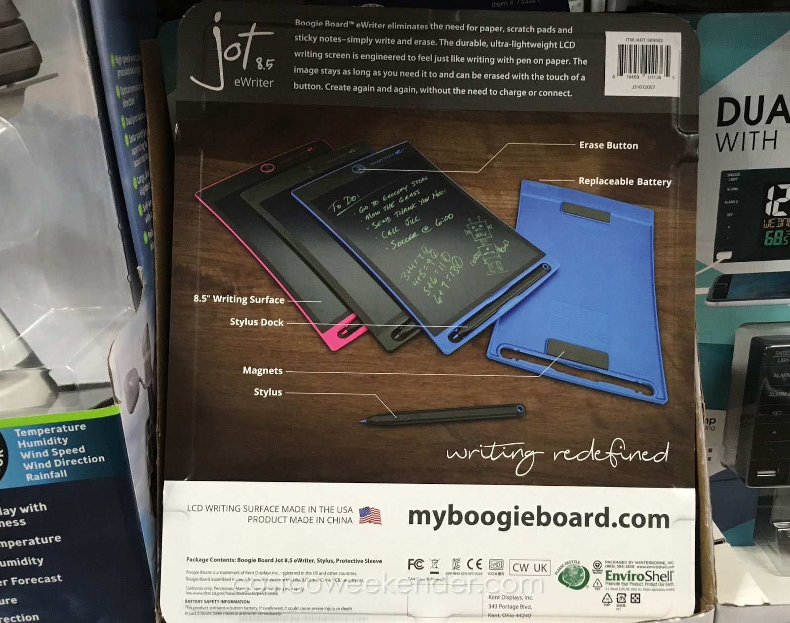 Boogie Board Jot 8.5 LCD eWriter Costco Weekender
