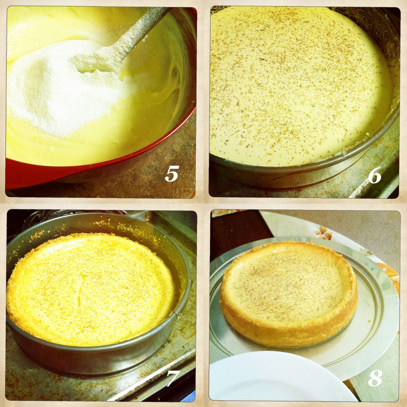 The Past on a Plate Brandy Cheesecake