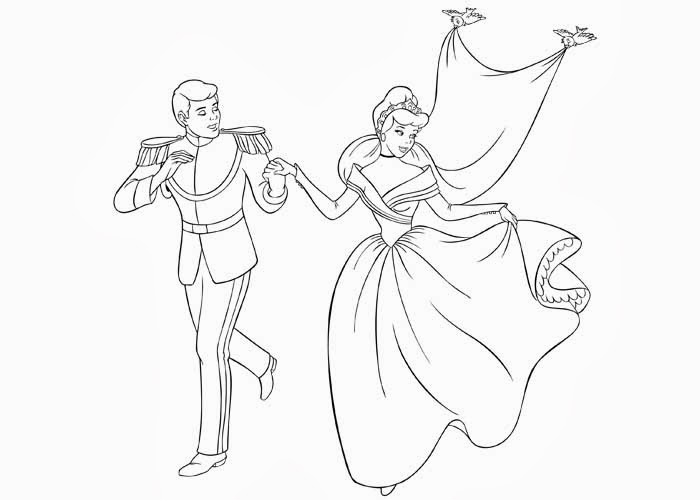 Free Cinderella Coloring Pages Free Cinderella Coloring Pages
