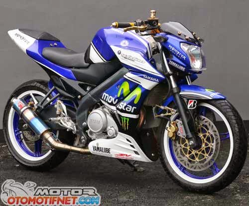 Modif Yamaha Vixion Warna Putih Modif Yamaha Vixion Warna Putih