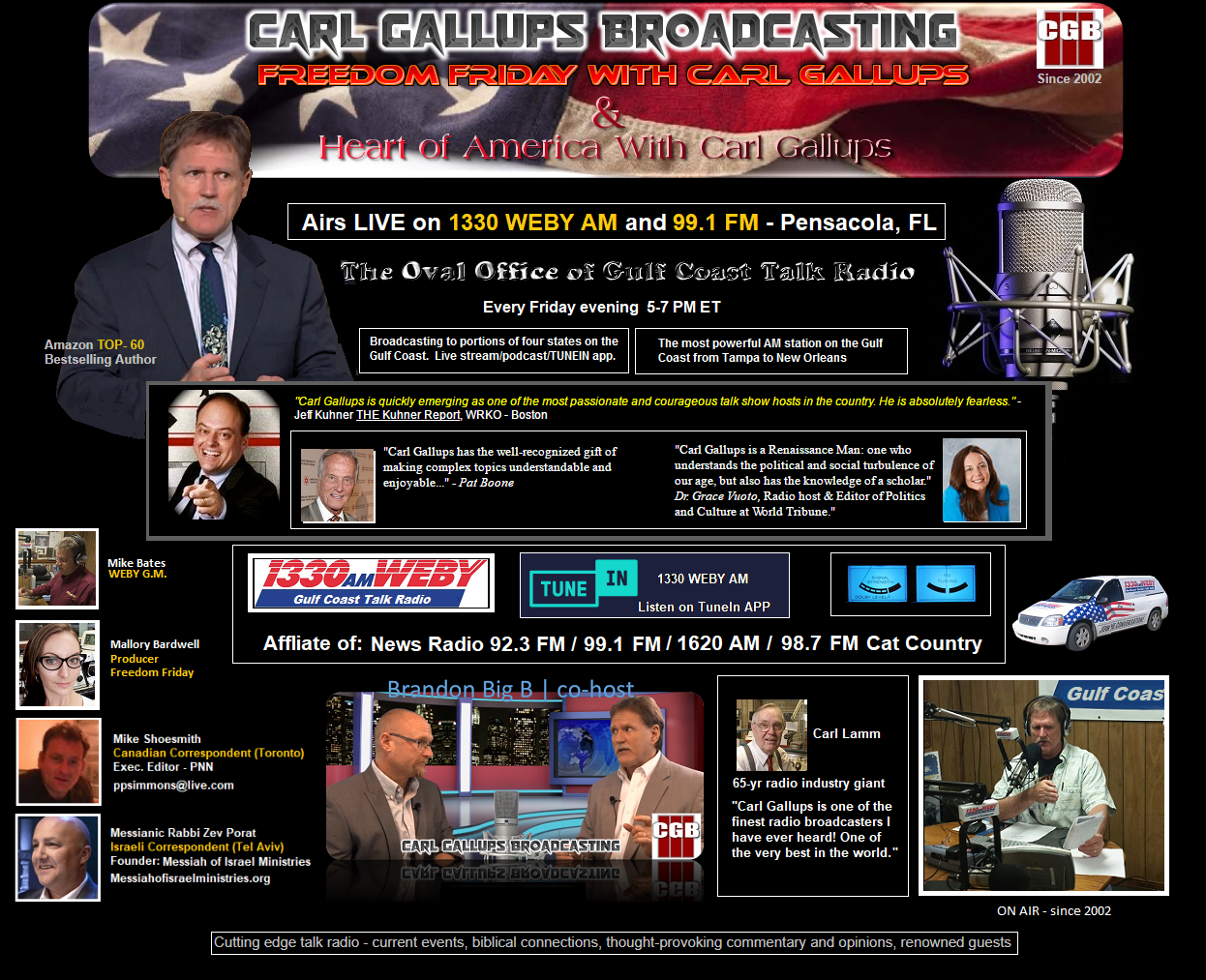 Freedom Friday With Carl Gallups | Carl Gallups Broadcasting