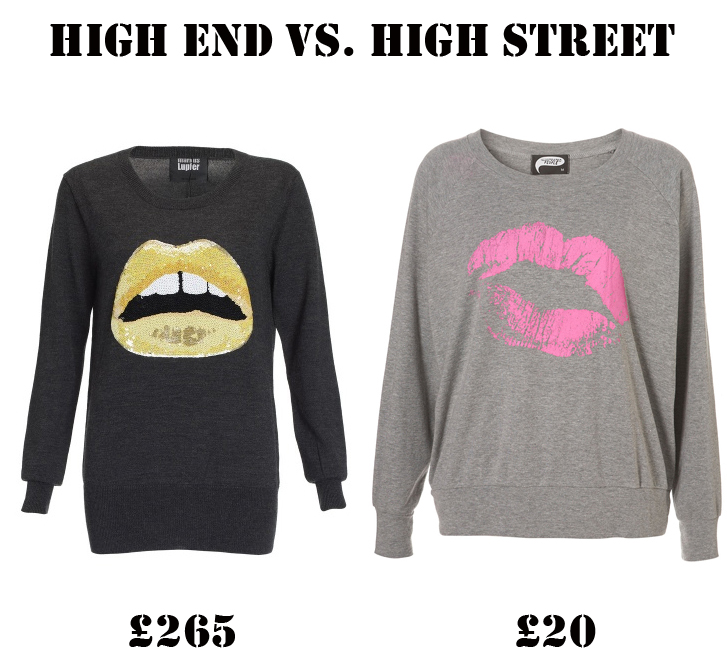 Lip Sweaters High End vs. High Street Emily Jane Johnston