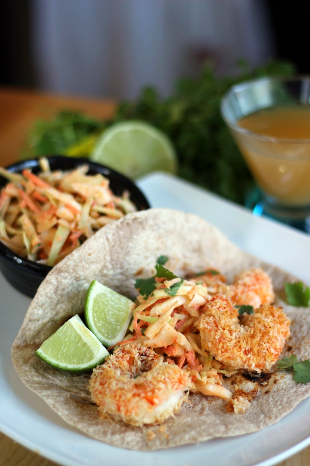 Burp! Recipes Thai Style Coconut Shrimp Tacos