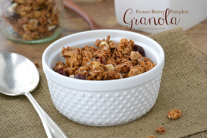 Peanut Butter Pumpkin Granola Mother Thyme