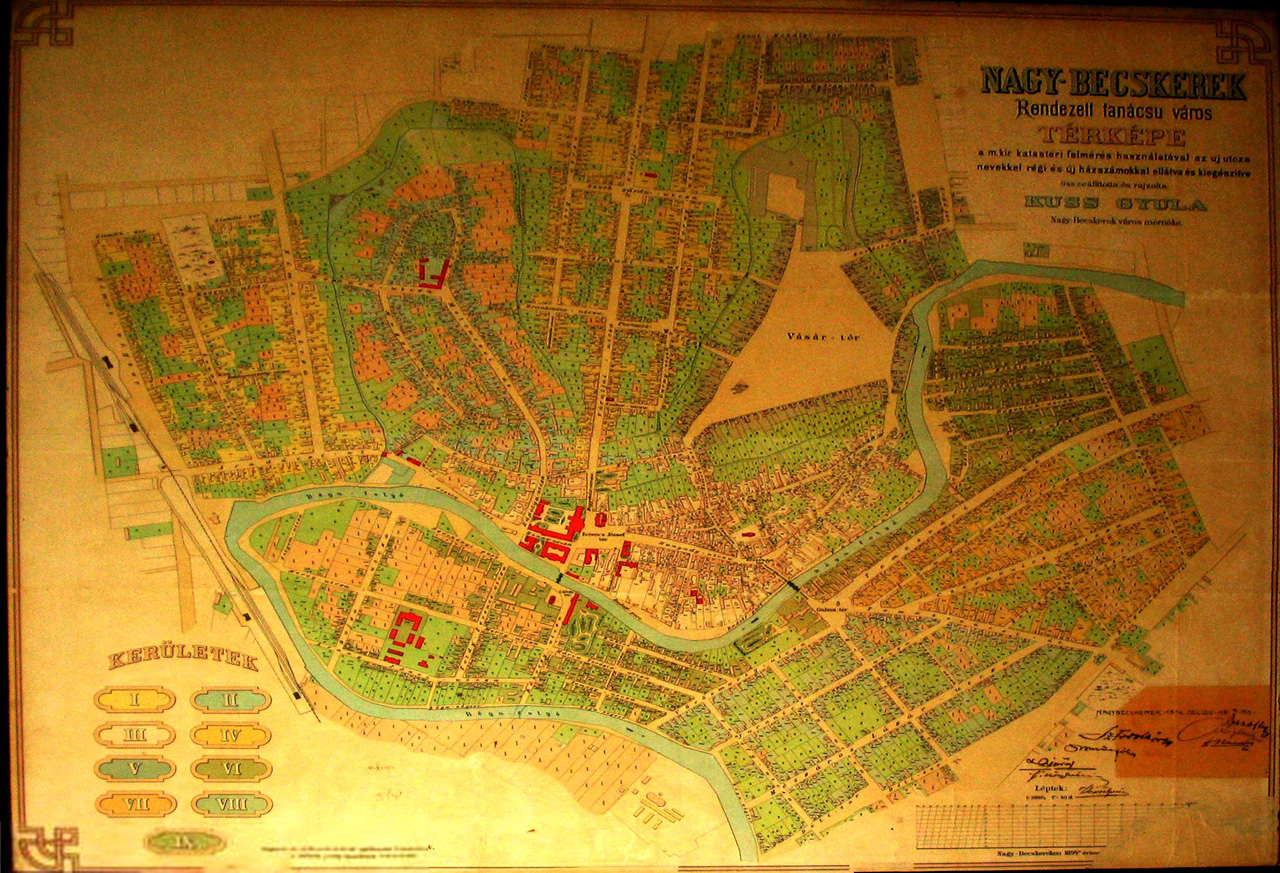 Old Zrenjanin/Stari Zrenjanin/Nagybecskerek régen Zrenjanin 1894