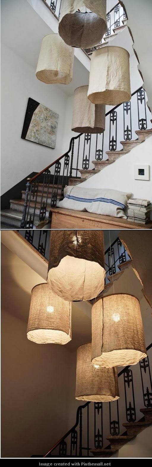 DIY: Rustic Linen Lampshades