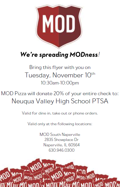 Mod Pizza Fundraiser The Shade Project