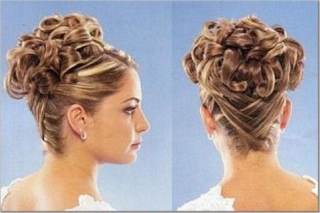 Latest Bun And Messy Bun Hair Styles For Young Brides From 2014