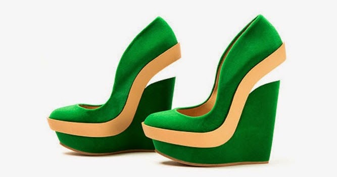 Foto Gambar Trend Model Sandal Sepatu Wedges Unik Terbaru