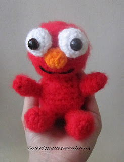 Free Crochet Pattern - Elmo Hat from the Baby hats and caps Free