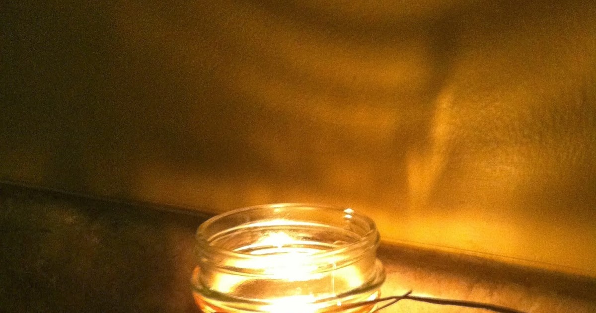 DIY Why Spend More Ball jars as candle holders