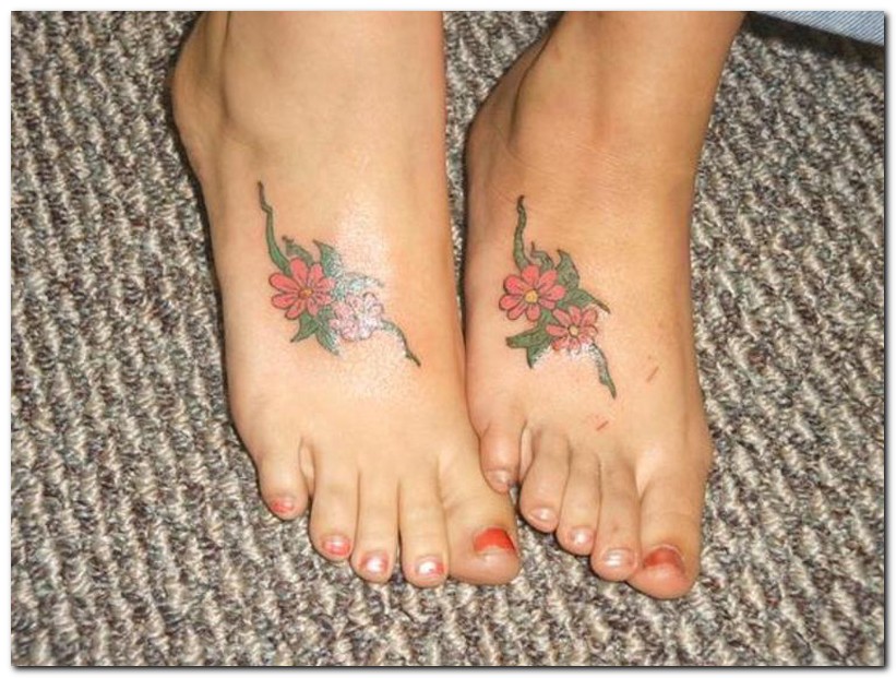 small simple flower tattoos 