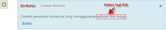 Memodifikasi link aktif menjadi tidak aktif Memodifikasi link aktif menjadi tidak aktif