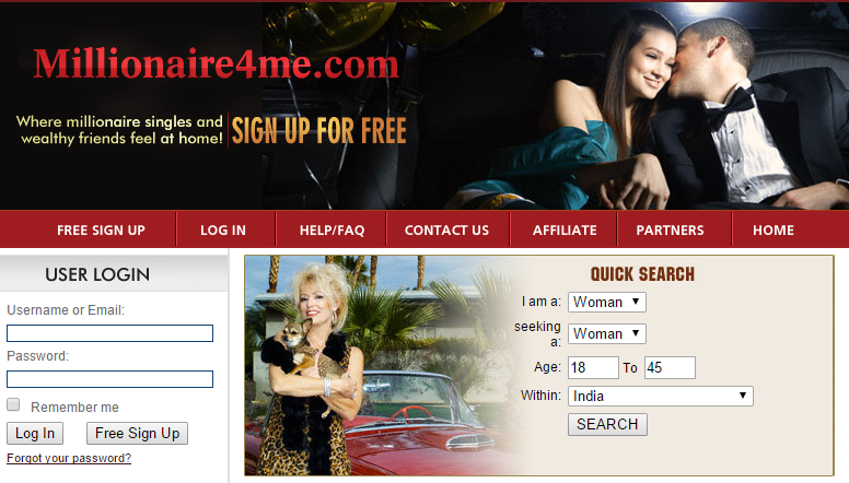 Meeting millionaires dating site