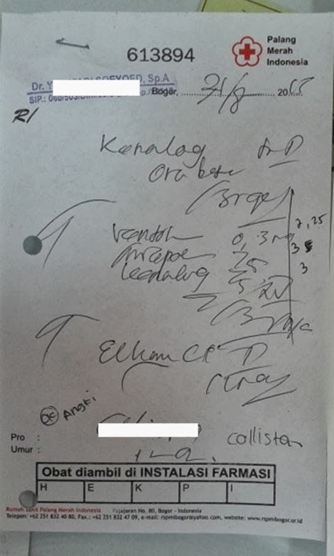 Ilmu Farmasi: Latihan Membaca Resep I