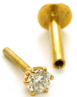 Golden Nose Pin