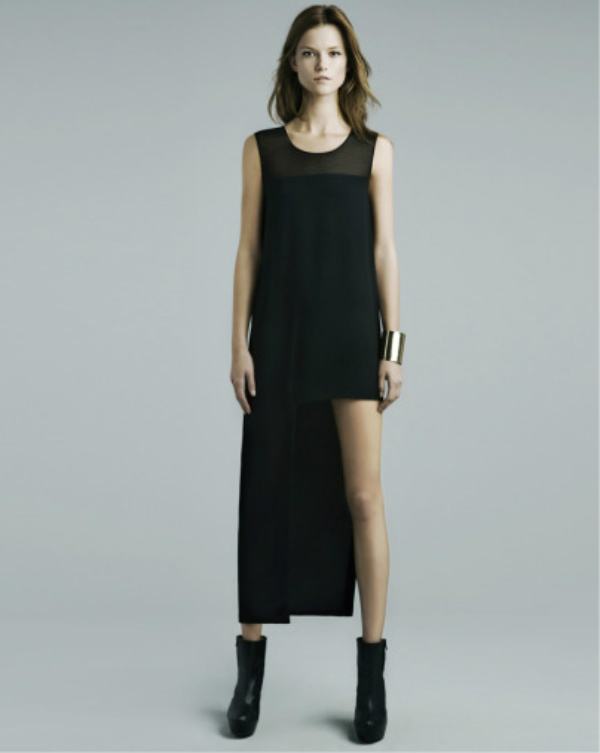 asymmetric sequin dress zara