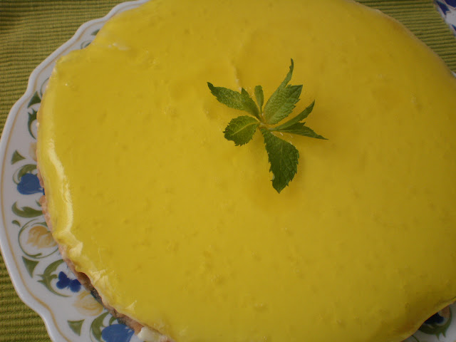Pastel De Yogur De Limon
