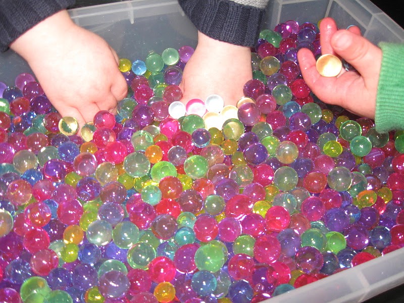 Preschool Play Water Beads!