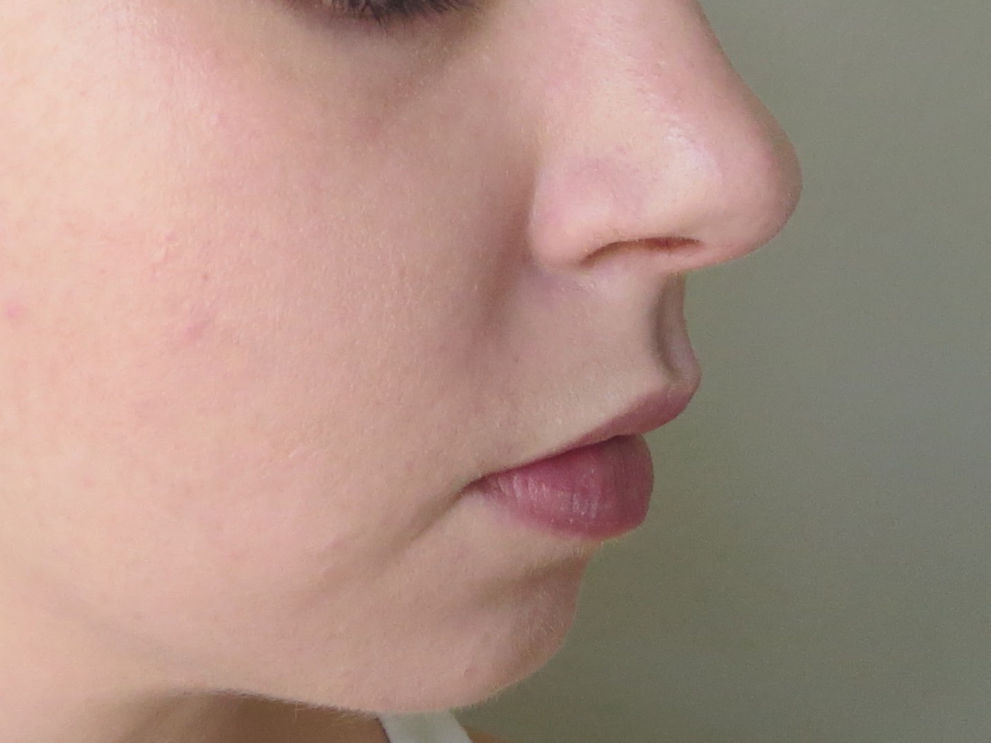 a picture of skin close up of texture and coverage l'oreal infallible pro matte