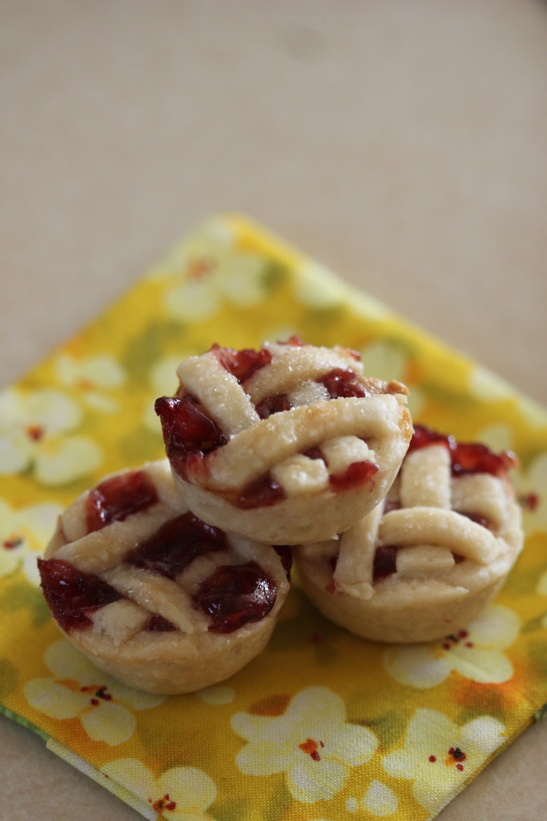 Tortillas and Honey Peanut Butter and Jelly Baby Lattice Pies