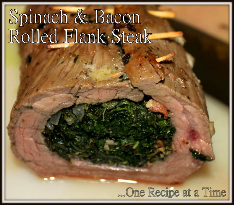 Learning the Ropes...One Recipe at a Time Spinach and Bacon Rolled