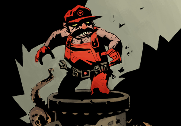 The darkest Mario you can
