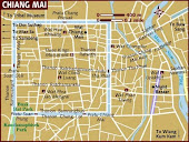 Map of Chiang Mai