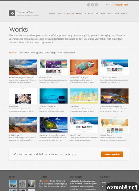 BusinessTwo Business / Portfolio WordPress Theme