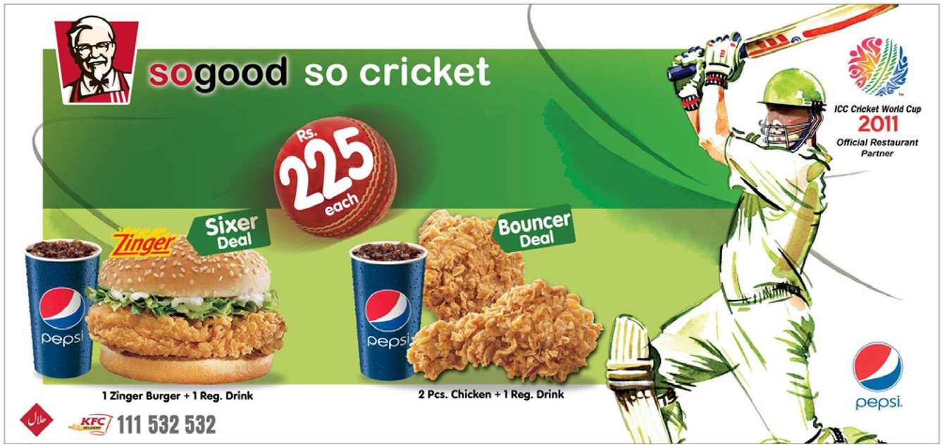 Meals & Deals So Good So Cricket by KFC