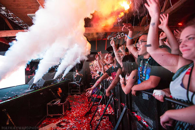 Steve Aoki, one of the Top 100 DJs in the world, performing in Seattle, Washington using CryoFX® for his co2 special effect stage equipment in August 28th, 2015. http://www.cryofx.com Steve Aoki, one of the Top 100 DJs in the world, performing in Seattle, Washington using CryoFX® for his co2 special effect stage equipment in August 28th, 2015. http://www.cryofx.com