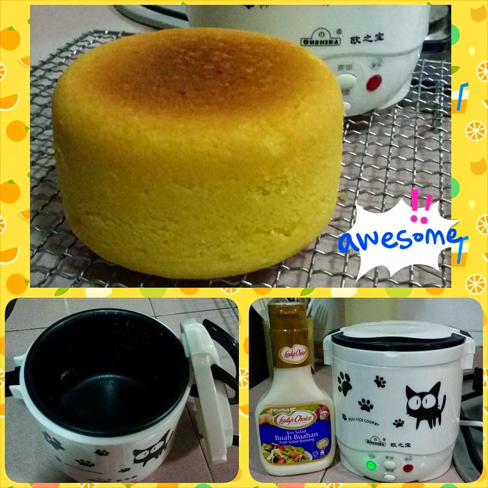 Mini Rice Cooker Orange Butter Cake by Katherine Lee