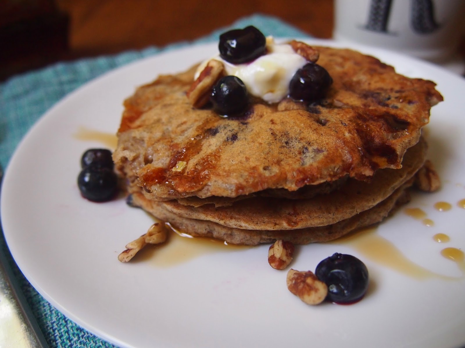 Multigrain Blueberry Cottage Cheese Pancakes Registered