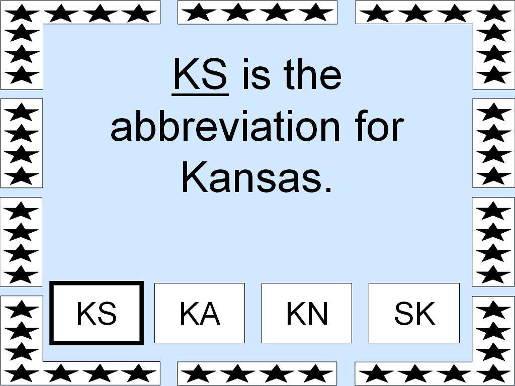 Student Survive 2 Thrive American State Abbreviations Part 4 of 5