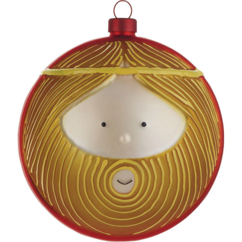 Alessi Nativity Christmas Ornaments In Blown Glass