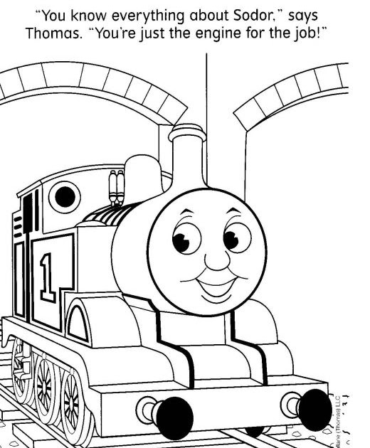Fun Coloring Pages: Thomas the Tank Engine Coloring Pages