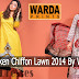 Warda Prints Formal Chicken Chiffon Lawn 2014-15 | Spring-Summer's Seasonal Beautiful Formal Dresses For Ladies