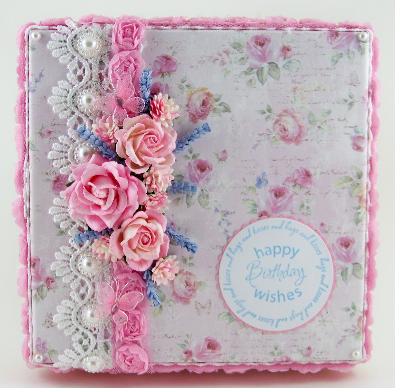 Wild Orchid Crafts Happy Birthday Gift Box