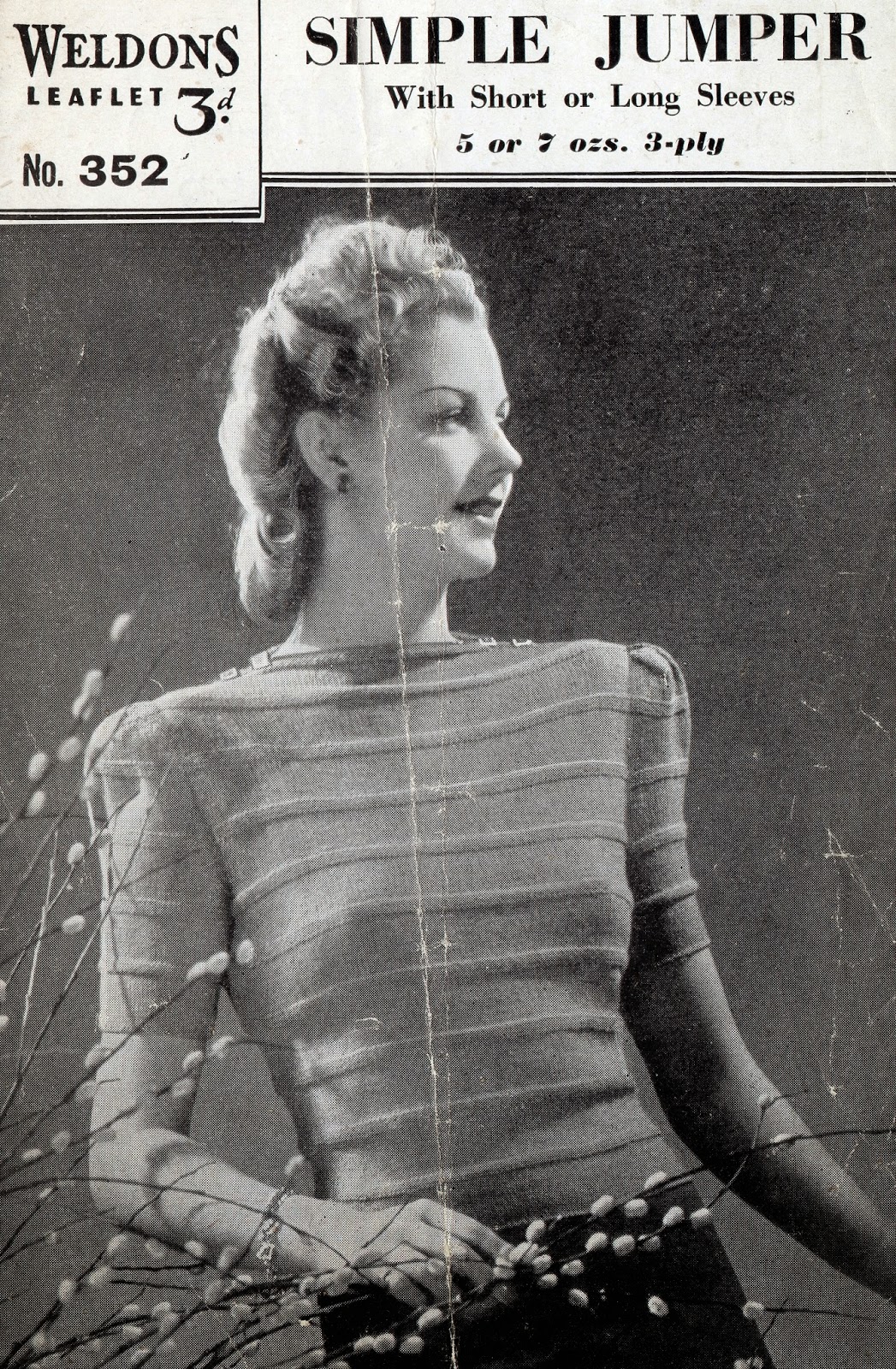 1940s Style For You: Free Knitting Pattern - Simple 1940s Jumper - ...