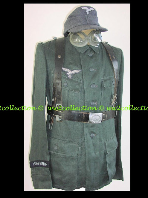 WW2 Luftwaffe Soldat Felddivision Summer Combat Feldbluse