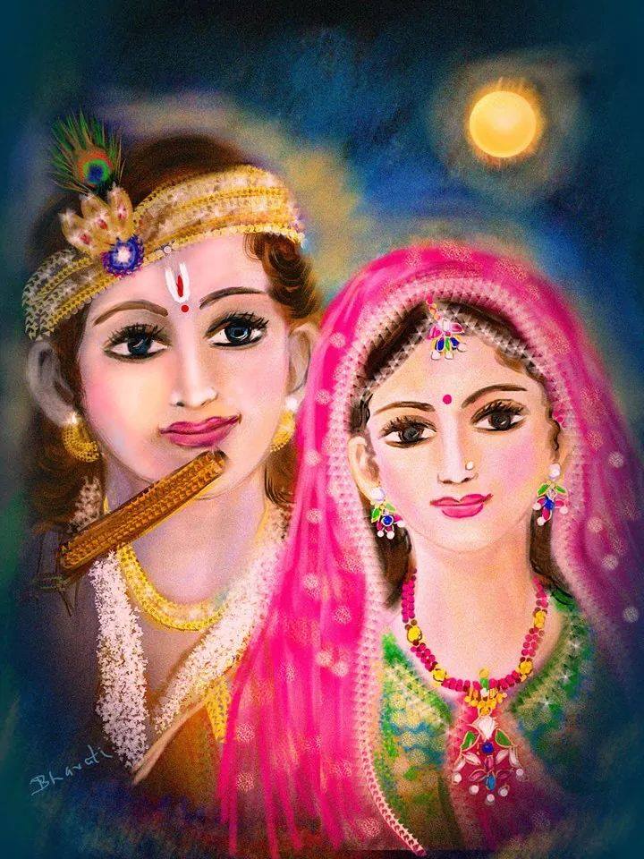 19 Special Radhe Krishna Rangoli for Krishna Janmastami