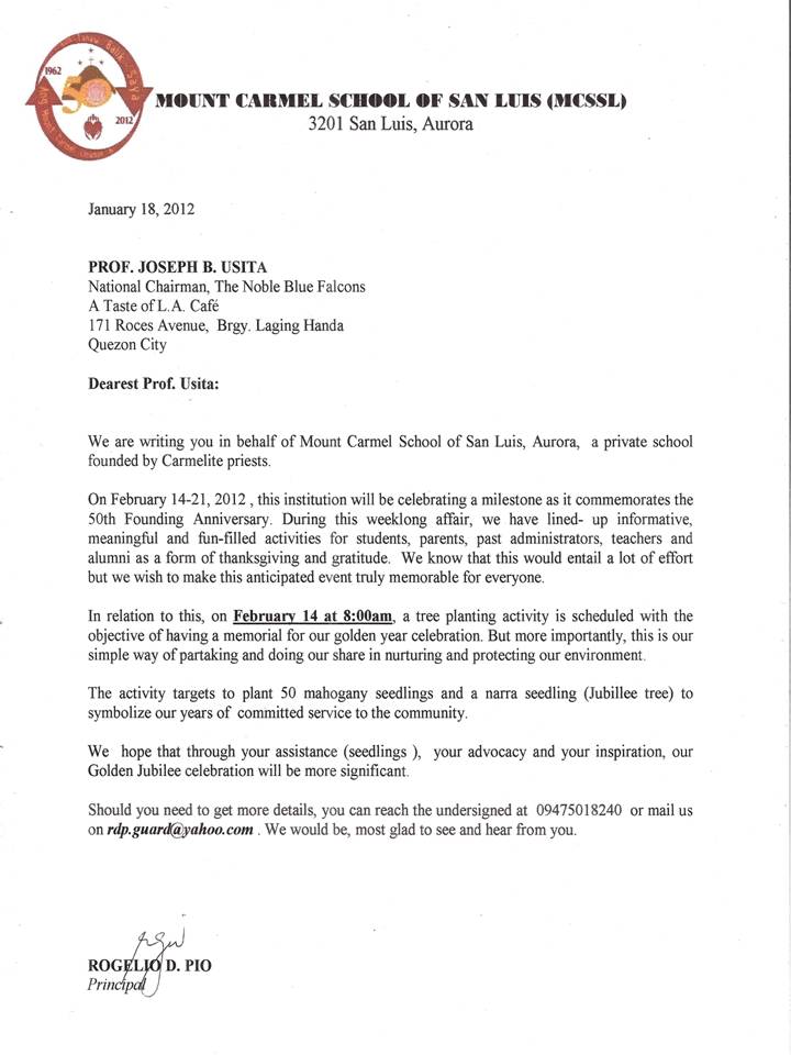 Barangay Certificate Of Tree Planting