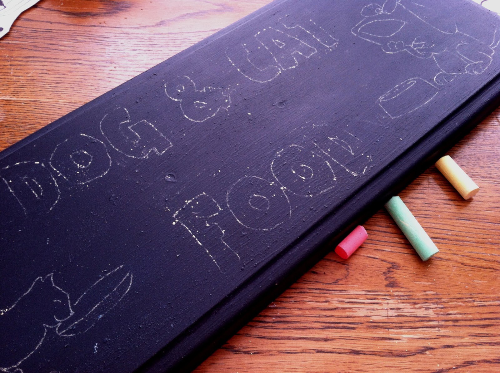 Upcycled Stuff Fast Fix Friday Cool Chalkboard Drawing that Anyone