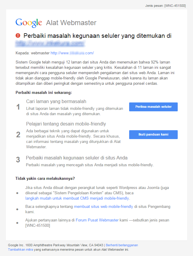 Google Menyarankan Penggunaan Mobile Friendly Pada Blog Google Menyarankan Penggunaan Mobile Friendly Pada Blog