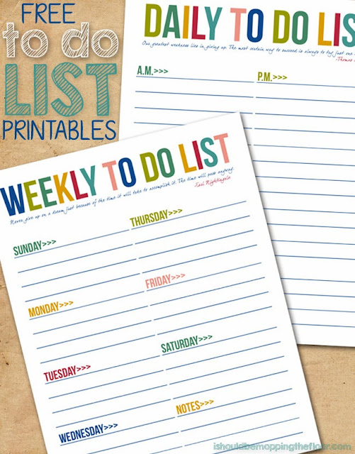 Colorful To-Do Lists